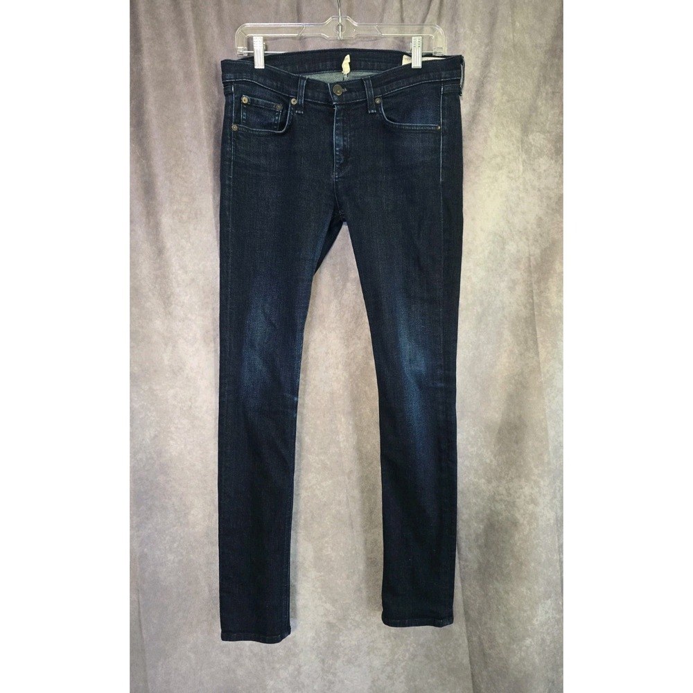 Rag & Bone Womens Sz 29 Low Rise Skinny Jeans Olive HARROW  W15002K520